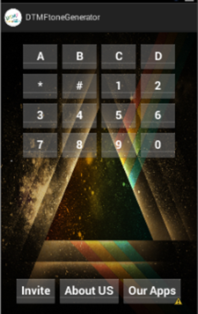 DTMF TONE GENERATOR PRO Screen 2