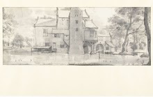 Gezicht op kasteel Hagestein