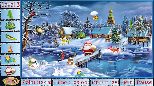 Winter Time Hidden Object Game