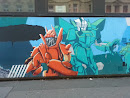 Roboter-Graffiti