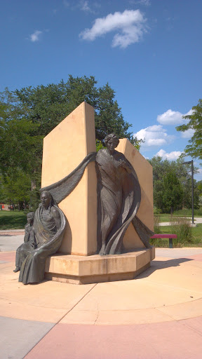 Legacy Statue at Omaha Street