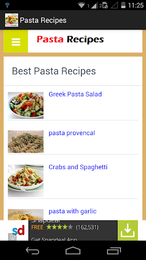 Pasta Recipes