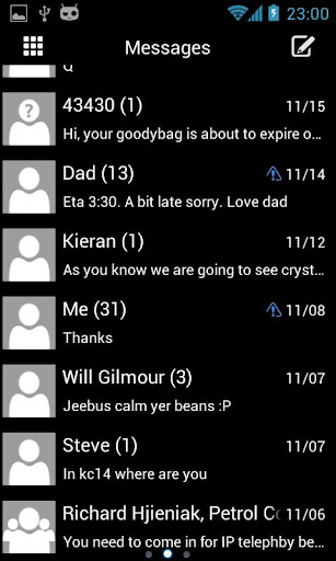 GO SMS Windows Phone 8 Cobalt