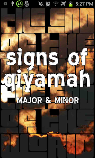 Signs of Qiyamah