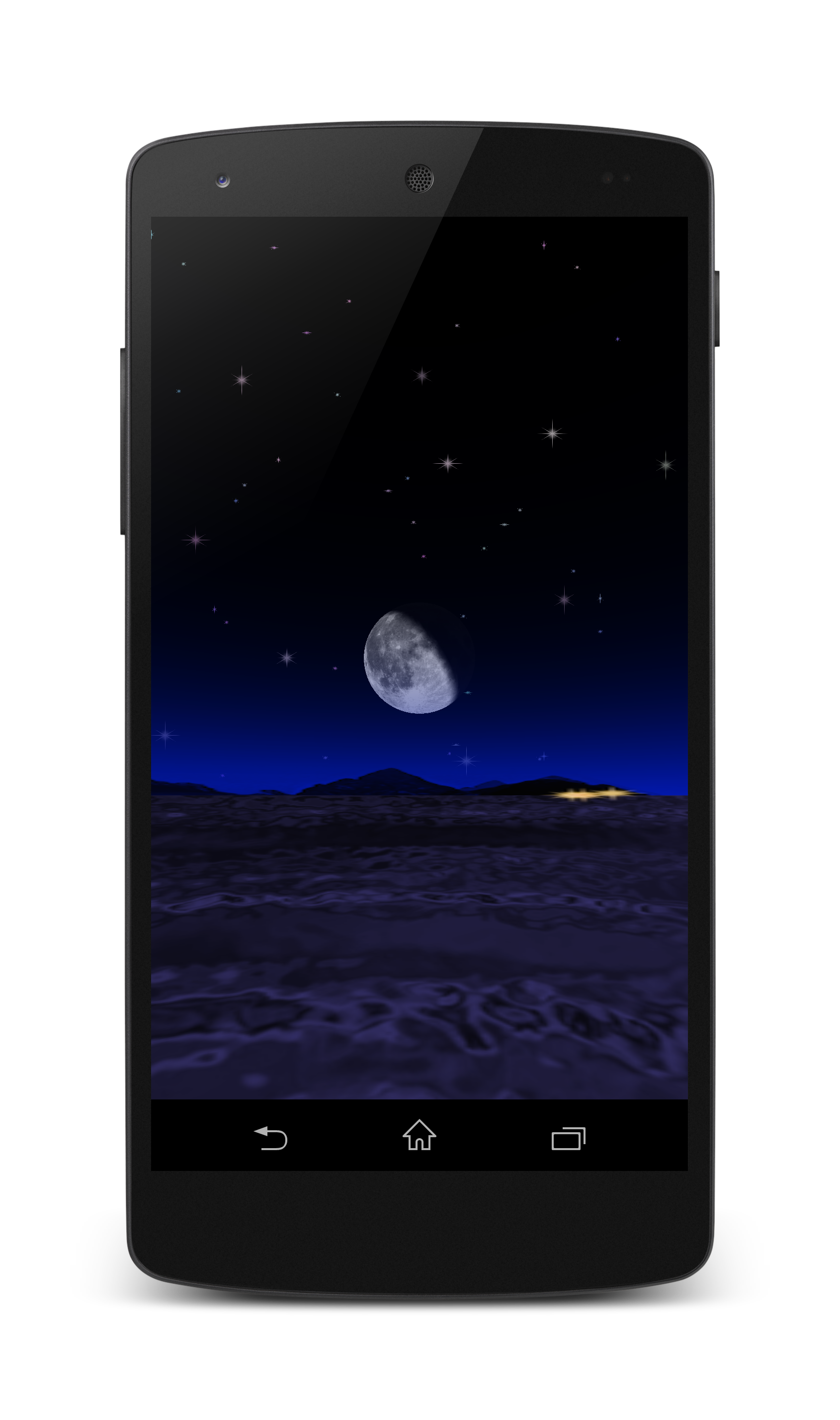 Android application Moon Finder -Finding the Moon screenshort