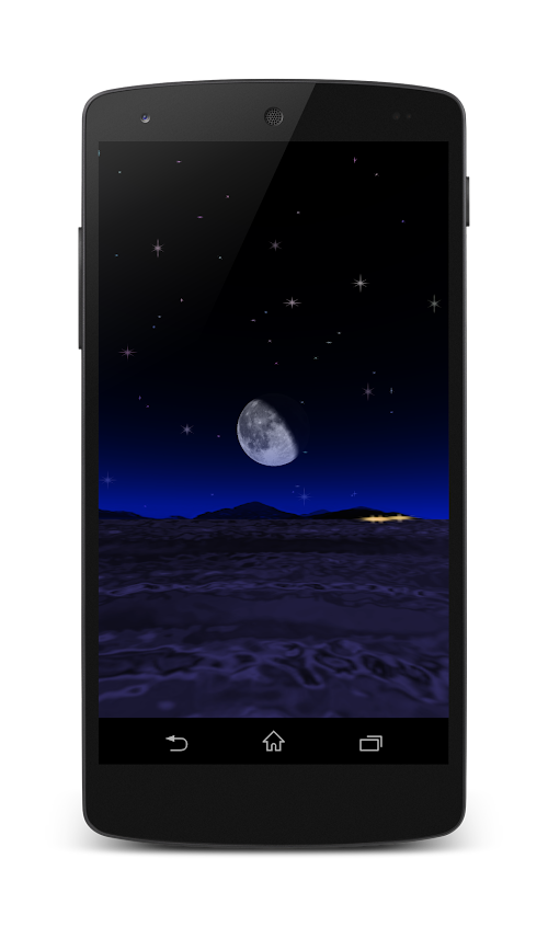 Android application Moon Finder -Finding the Moon screenshort