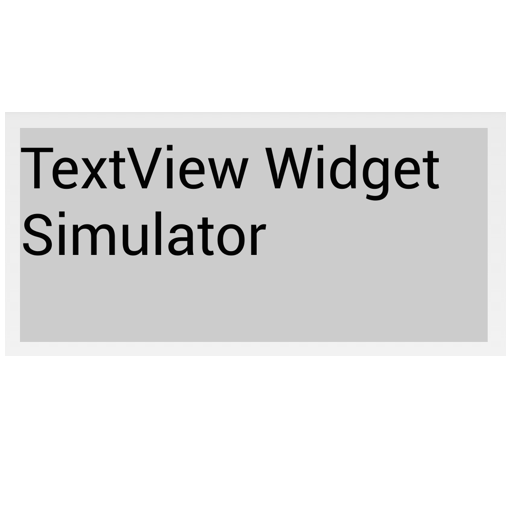 TextView Widget Simulator LOGO-APP點子