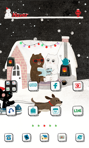 Christmas dodol launcher theme