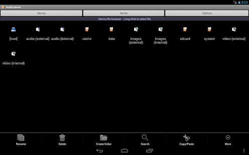 AndExplorerPro (file manager) - screenshot thumbnail