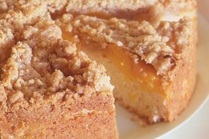 Peach Streusel Coffee Cake
