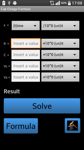 Capacitor Charge Formula