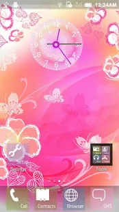 Flowers Clock