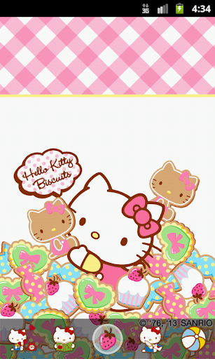 Hello Kitty Biscuits Theme