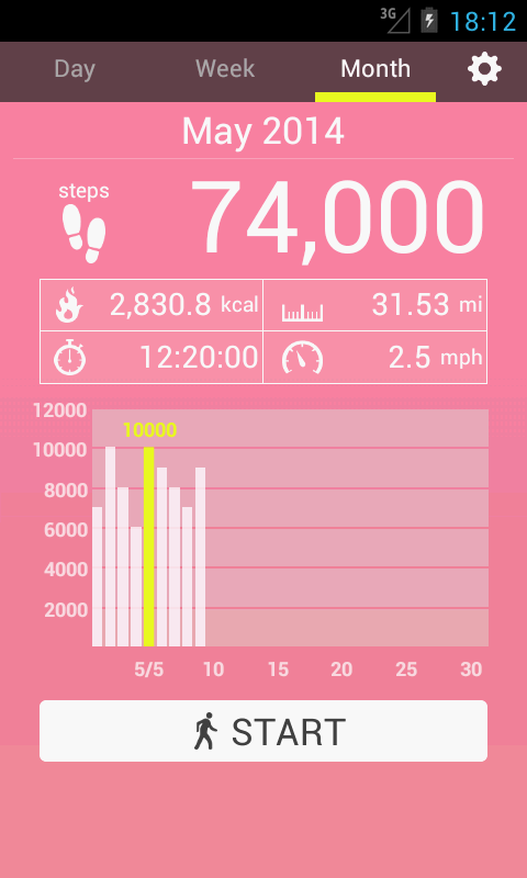    Pedometer- screenshot  