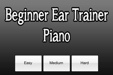 Beginner Ear Trainer: Piano