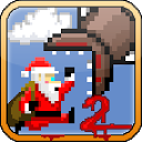 Super Mega Worm Vs Santa 2 mobile app icon