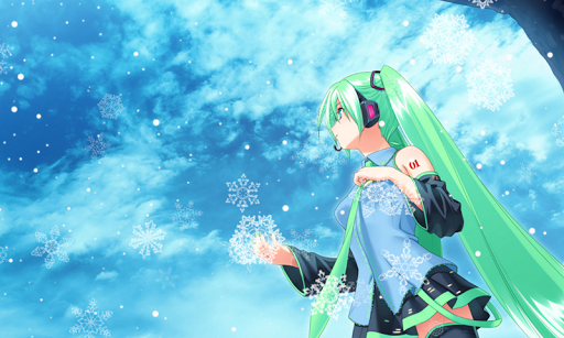 雪初音動態壁紙