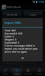SMSToExcel Backup SMS in Excel poster 5