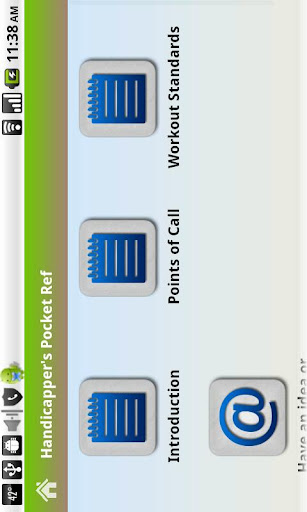 Handicapper's Pocket Ref