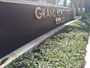 Grand Beach Hotel Fountain Sign