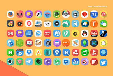 Material Atom Iconpack poster 3