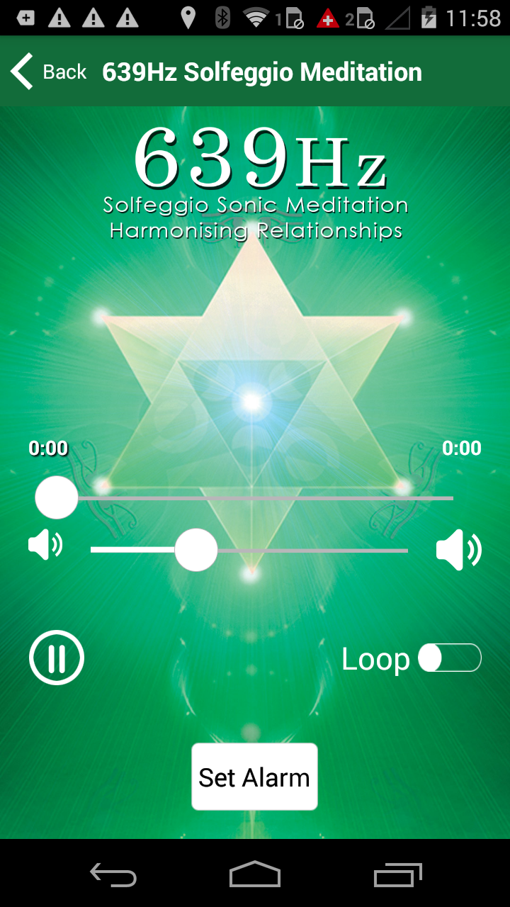 639 Hz Solfeggio Meditation Screen 3