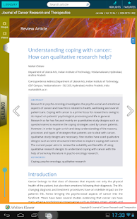  J Can Res Ther(JCRT) – miniatúra snímky obrazovky  