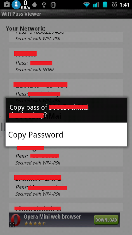  Wifi Password Viewer – Capture d'écran 