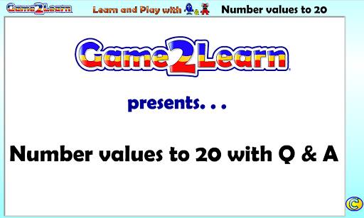 Number values to 20 with Q A