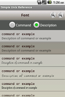 Simple Unix Reference APK Gambar Screenshot #2