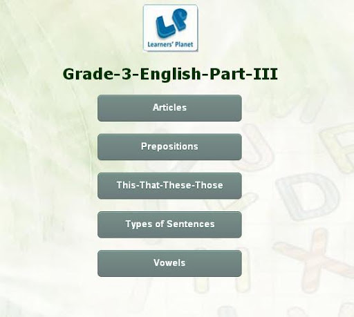 【免費教育App】Grade-3-English-Part-3-APP點子