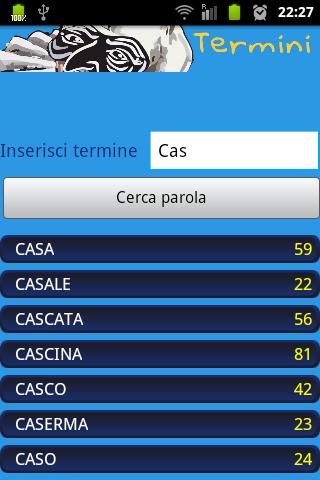 La smorfia dei sogni Android app Screenshot 3