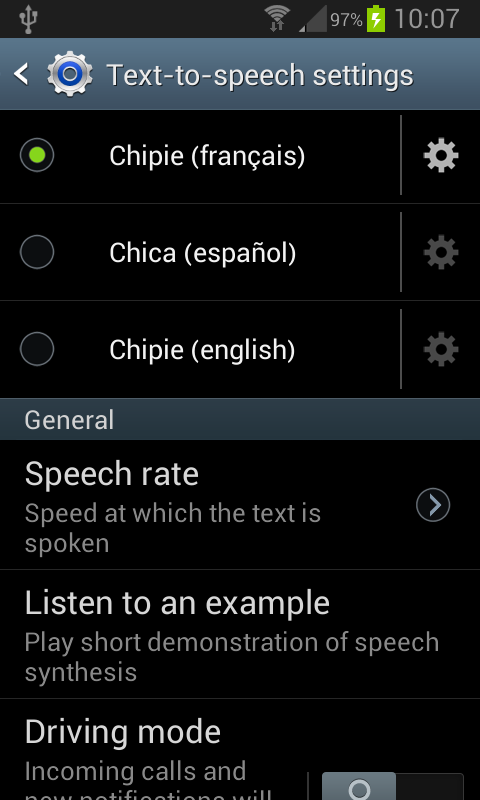 Chipie voice (French) Screen 3