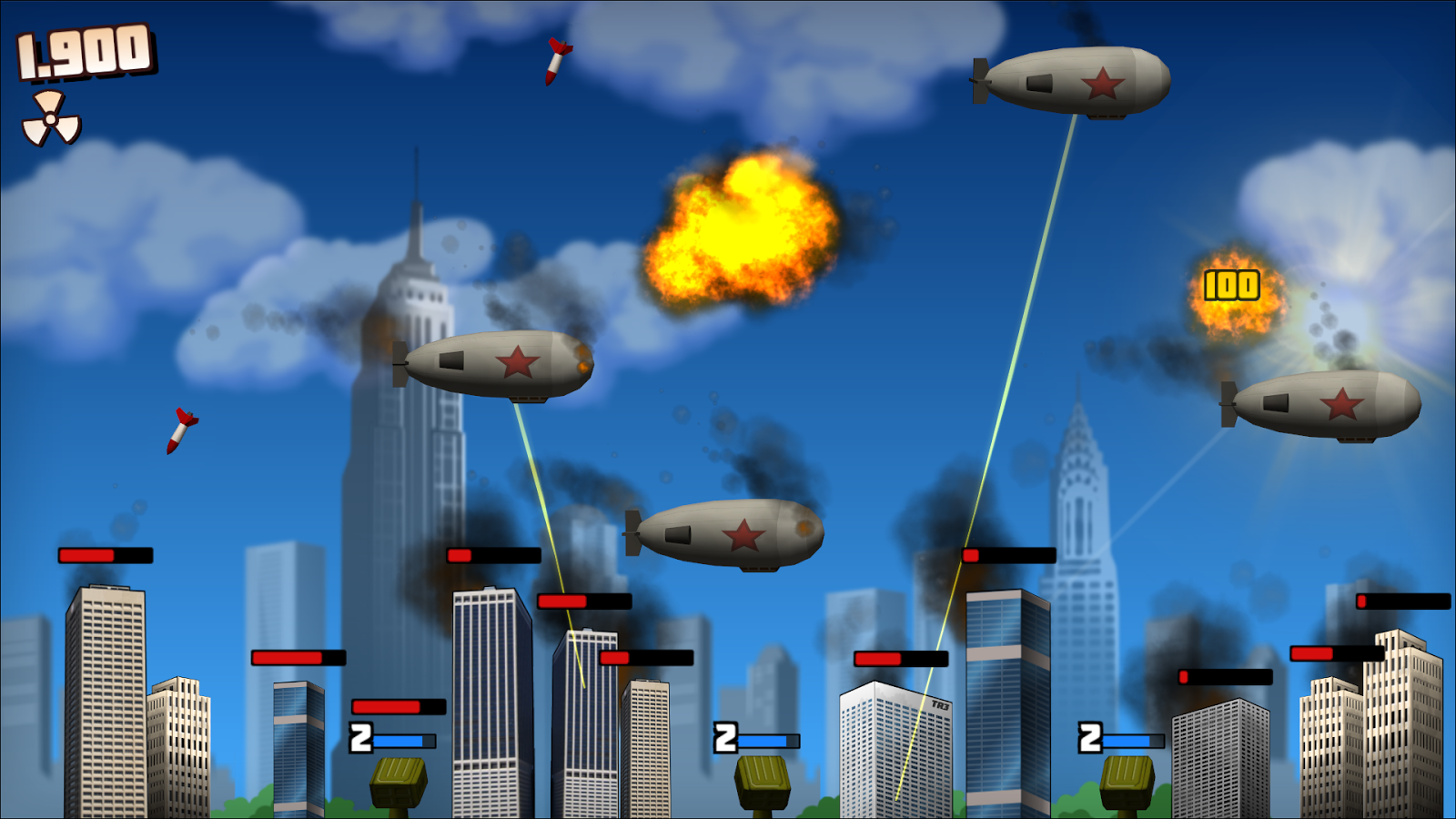    Rocket Crisis: Missile Defense- screenshot  