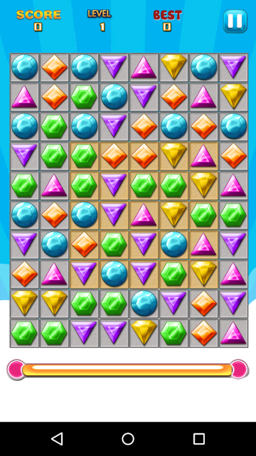 Android application Galaxy Jewels Quest screenshort