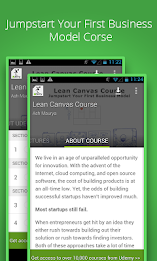 Lean Canvas Course by Udemy poster 1