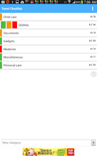 Travel Checklist Screenshots 2