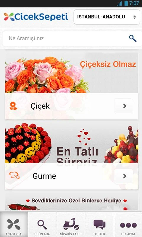 Çiçek Sepeti - screenshot