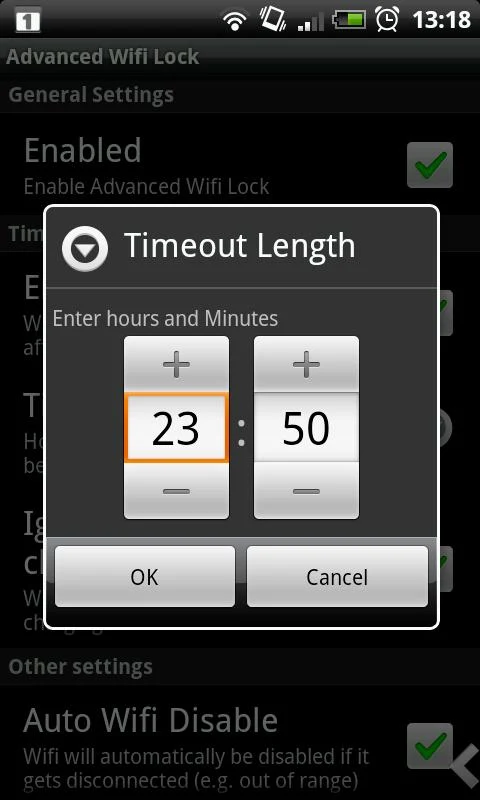 Advanced Wifi Lock - screenshot