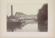 Rivier met een stoomschip