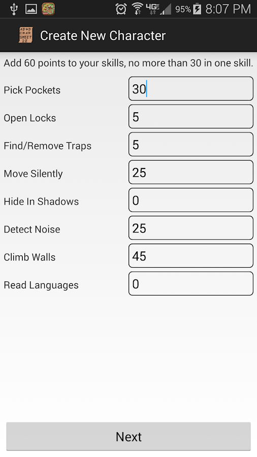 Ad and d 2nd edition character generator