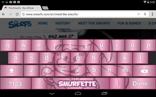 Smurfette Keyboard Screenshots 1