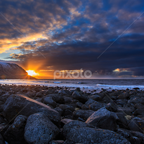 sunset at Eggum by Ennio Pozzetti - Landscapes Sunsets & Sunrises
