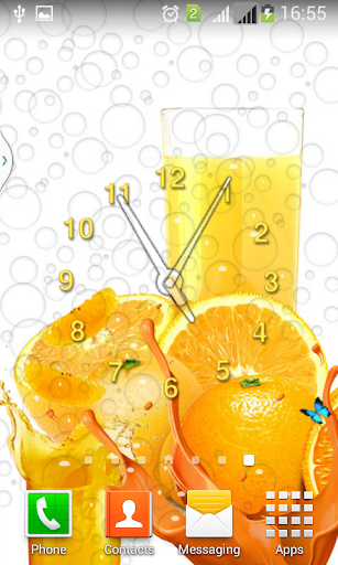 Orange Clock