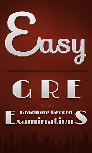 Easy GRE Flashcards