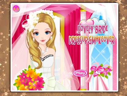 Lovely bride dressup makeover