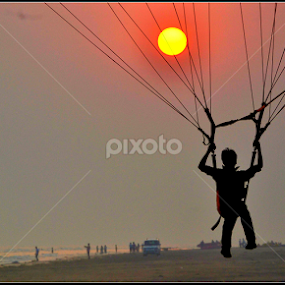 Safe Landing  by Tapesh Mukherjee - Sports & Fitness Other Sports