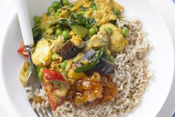 Summer vegetable curry
