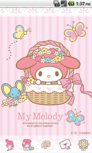 My Melody in Basket Theme