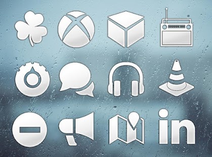 PLAIN ICONS APEX/NOVA/ADW/GO - screenshot thumbnail